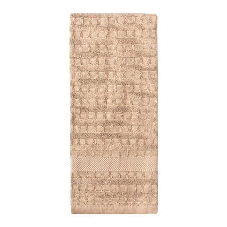 Ritz Classic Solid Kitcehn Towel 100% Cotton Terry Taupe, PK12 12333